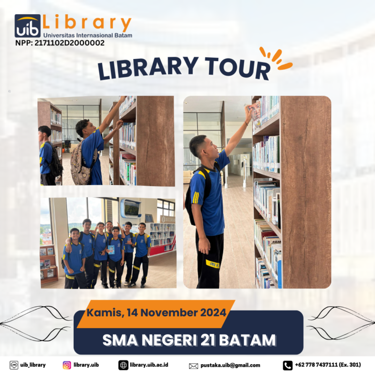 Library Tour SMAN 21 Batam