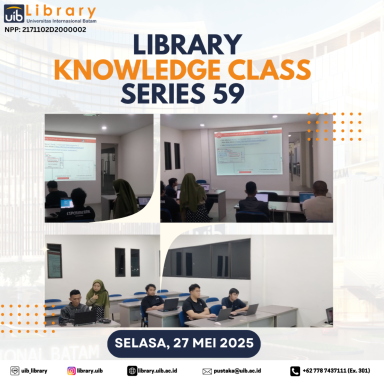 Library Knowlegde Class Series 59
