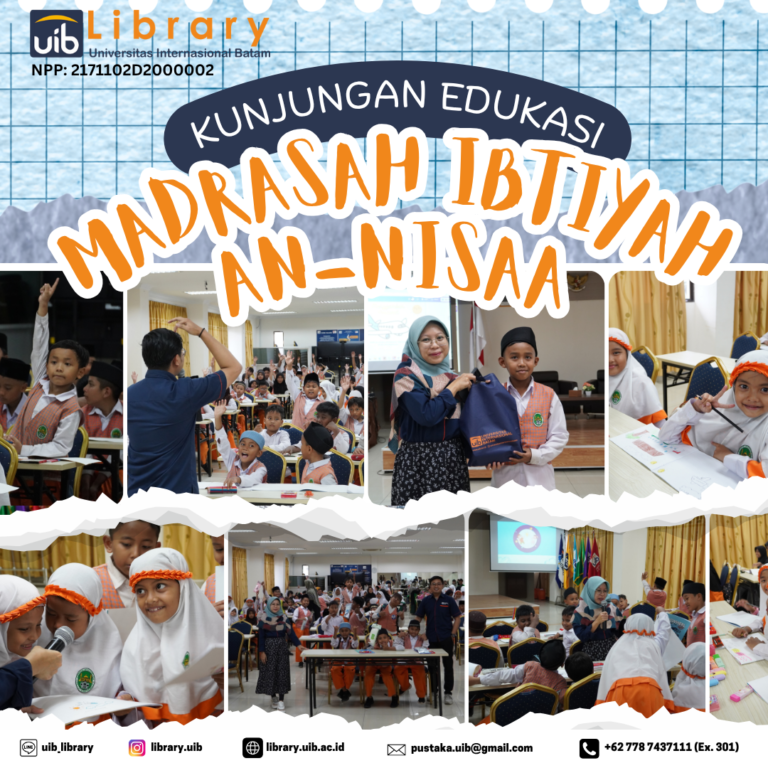 Dari Kelas ke Angkasa: Pengalaman Literasi Transportasi Udara MI An-Nisaa di Perpustakaan UIB