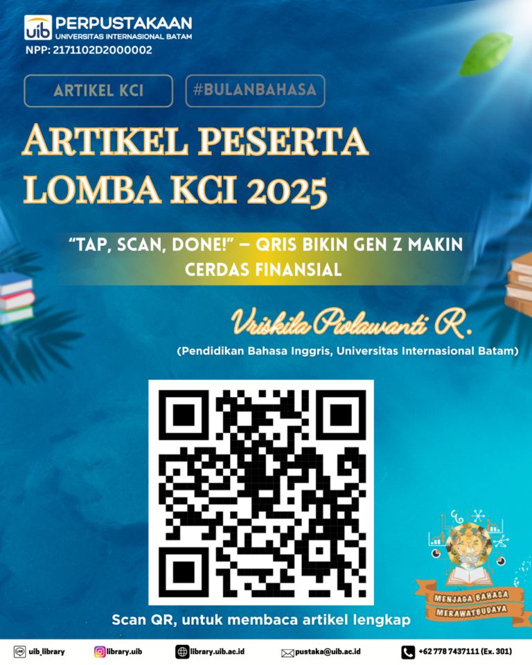 “TAP, SCAN, DONE!” — QRIS BIKIN GEN Z MAKIN CERDAS FINANSIAL