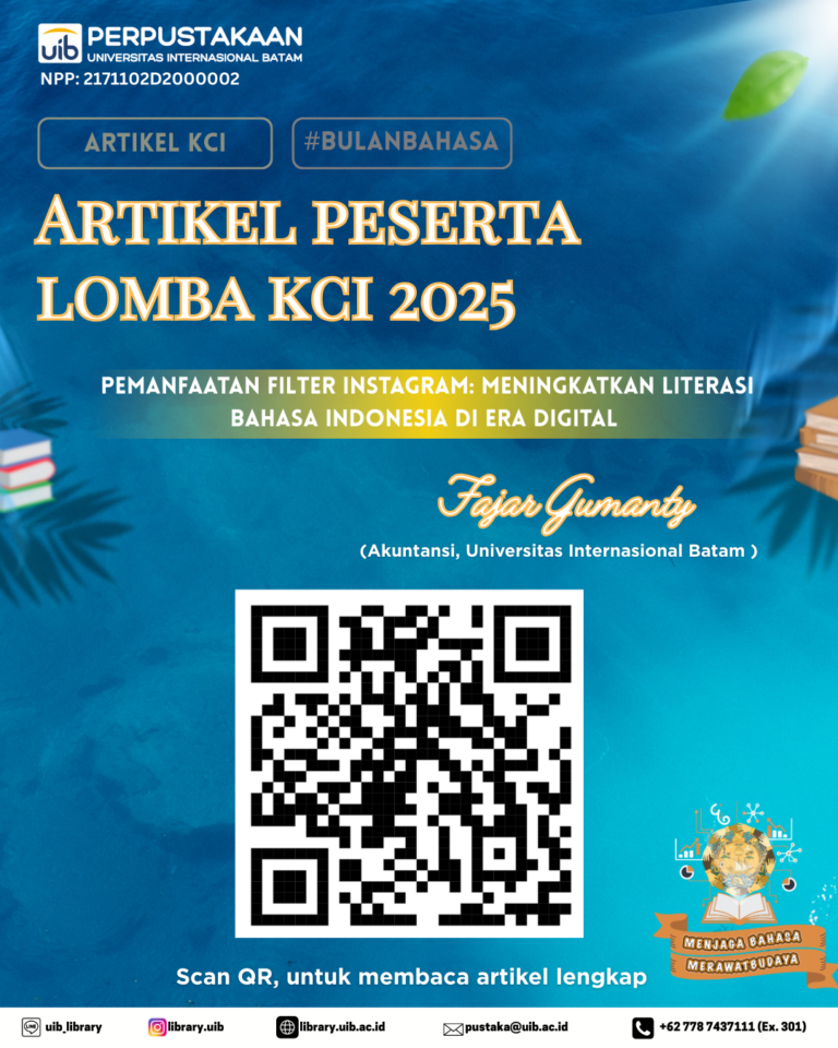 PEMANFAATAN FILTER INSTAGRAM: MENINGKATKAN LITERASI BAHASA INDONESIA DI ERA DIGITAL