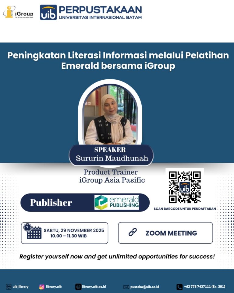 Peningkatan Literasi Informasi melalui Pelatihan Emerald bersama iGroup