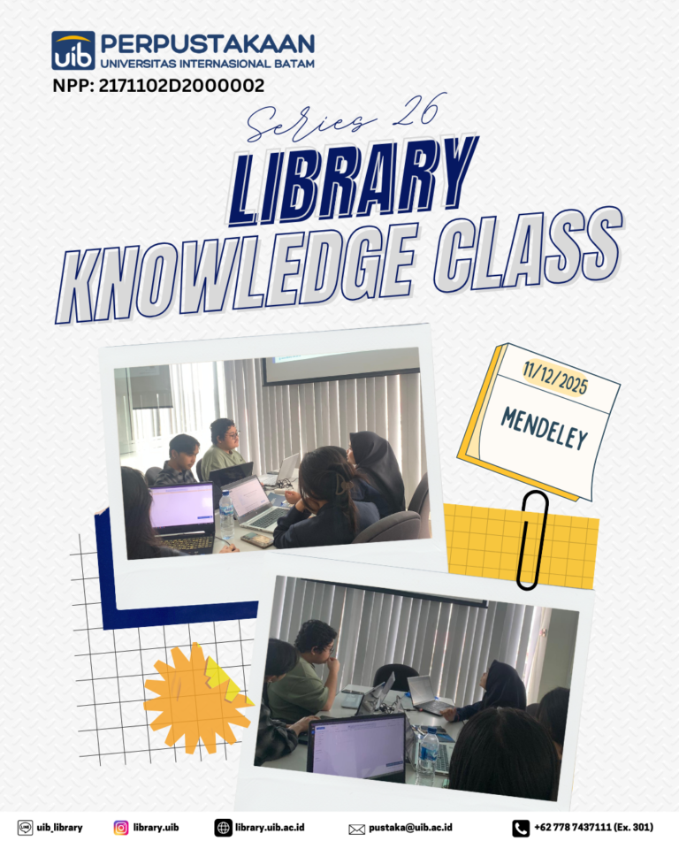 Optimalisasi Literasi Informasi Mahasiswa Melalui LKC Series 26