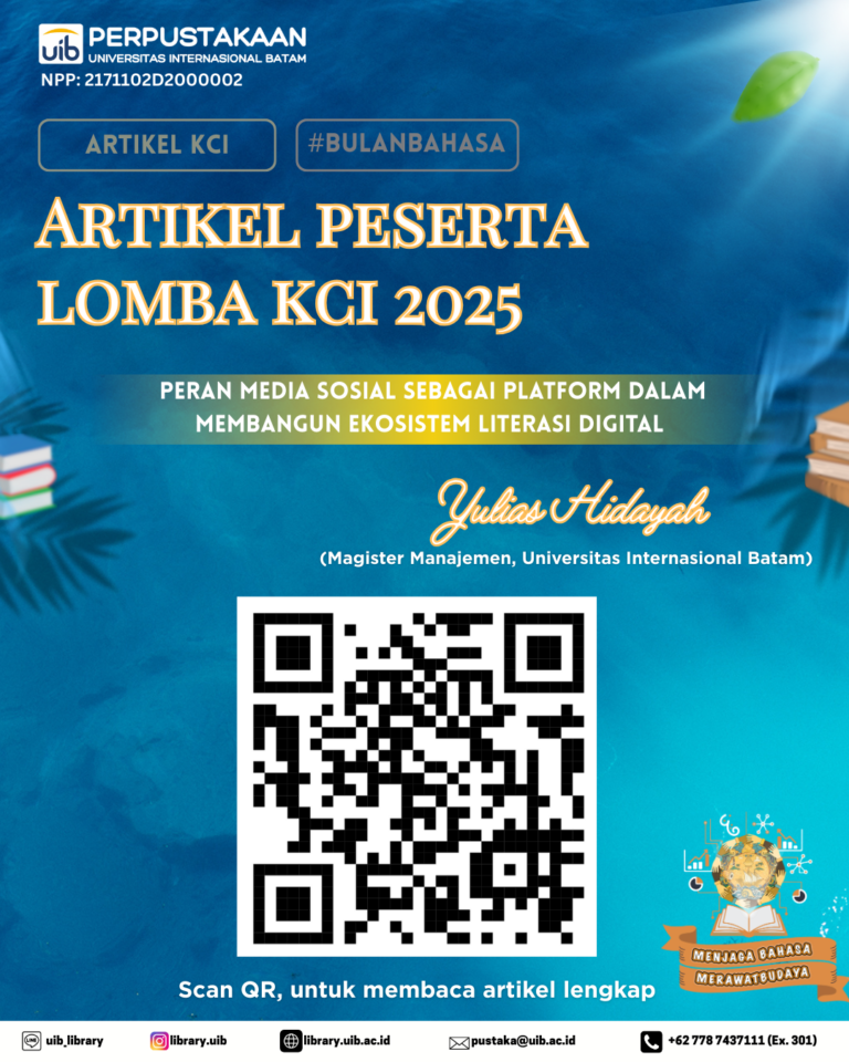 PERAN MEDIA SOSIAL SEBAGAI PLATFORM DALAM MEMBANGUN EKOSISTEM LITERASI DIGITAL 