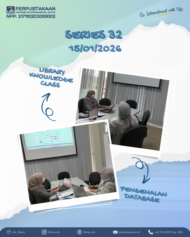 Library Knowledge Class Series 32: Perpustakaan UIB Kenalkan Database Akademik kepada Mahasiswa Magister Hukum