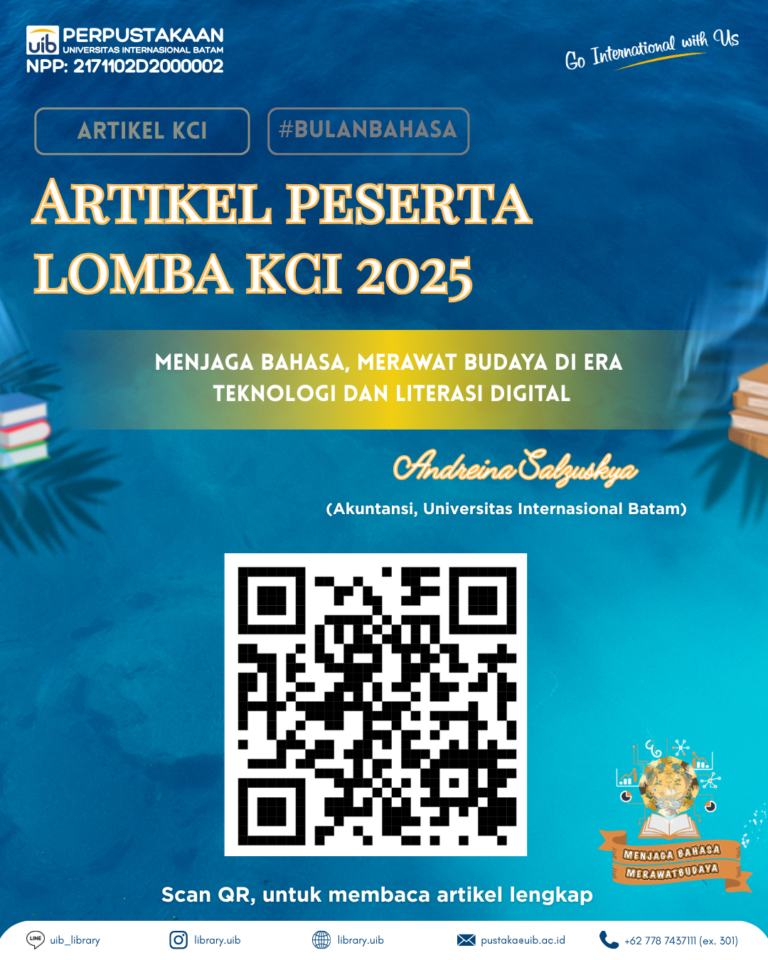 MENJAGA BAHASA, MERAWAT BUDAYA DI ERA TEKNOLOGI DAN LITERASI DIGITAL
