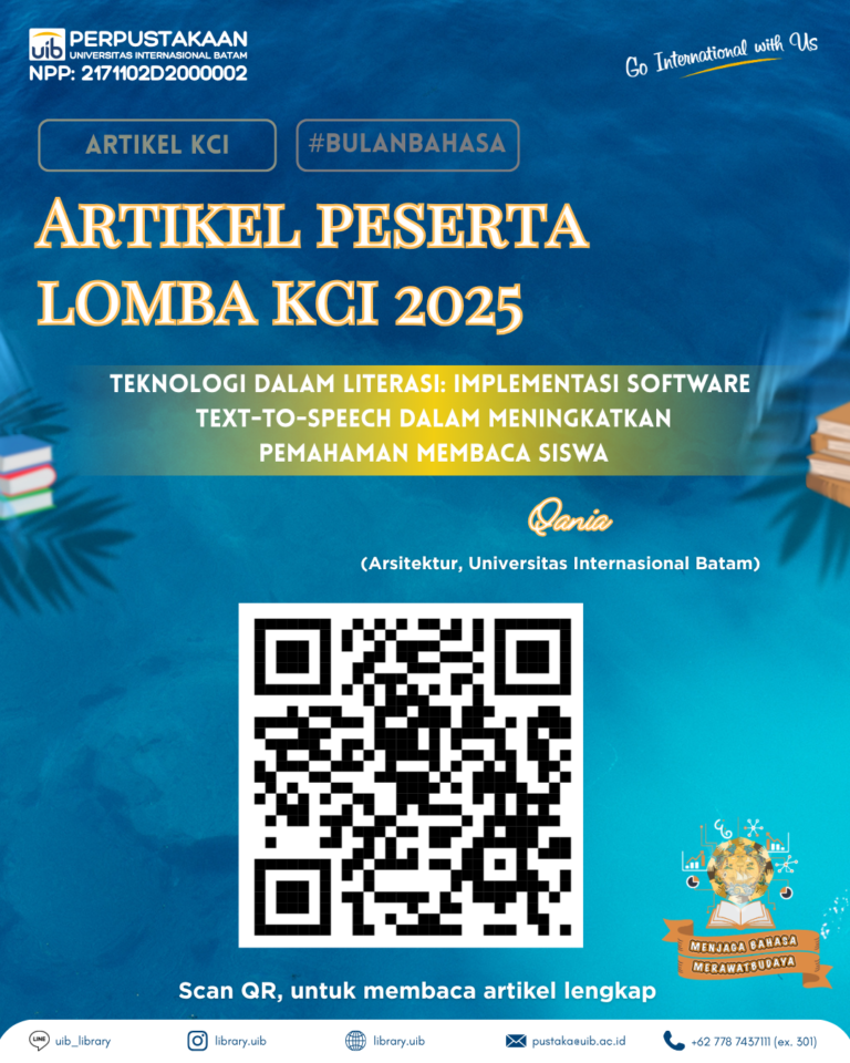 TEKNOLOGI DALAM LITERASI: IMPLEMENTASI SOFTWARE TEXT-TO-SPEECH DALAM MENINGKATKAN PEMAHAMAN MEMBACA SISWA