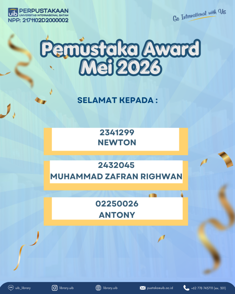 Pemustaka Award Mei 2026: Bentuk Apresiasi bagi Pengunjung Aktif Perpustakaan