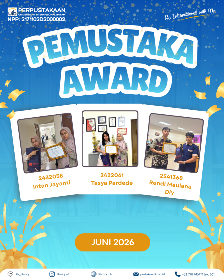 Pemustaka Award Juli 2026: Apresiasi bagi Mahasiswa Aktif Memanfaatkan Layanan Perpustakaan