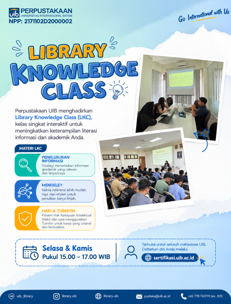 Tingkatkan Kemampuan Literasi Informasi melalui Library Knowledge Class UIB
