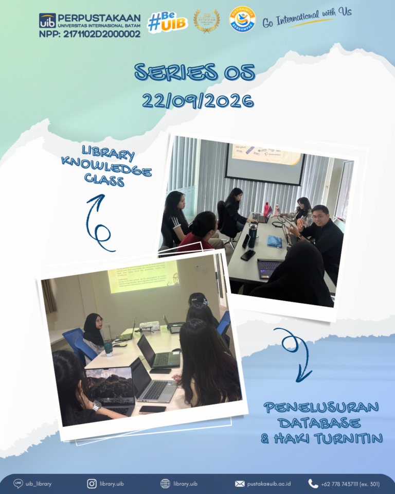 Library Knowledge Class Series 5 Tingkatkan Keterampilan Penelusuran Informasi Akademik dan Pemahaman HaKI